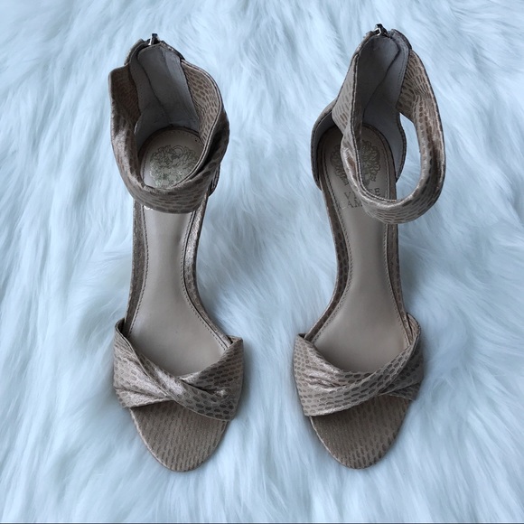 Vince Camuto Open toe Nude heels Like 🆕 Condition - Picture 4 of 7